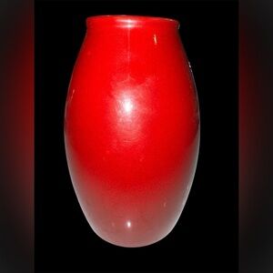 Scheurich Germany Pier 1 Amano Oxblood Red Vase 7"